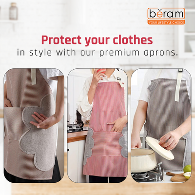 Beram Unisex Bib Apron Red