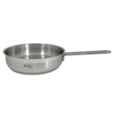 9-Piece Alfa Premium Cookware Set - 18/10 Cr-Ni Stainless Steel - 3 Deep Pots - 1 Low Pot - 1 Frypan 