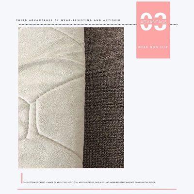 Soft High-Pile Bedside Carpet - Premium Imitation Rabbit Fur (Size - 60 x 120CM)