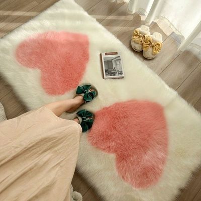 Soft High-Pile Bedside Carpet - Premium Imitation Rabbit Fur (Size - 60 x 120CM)