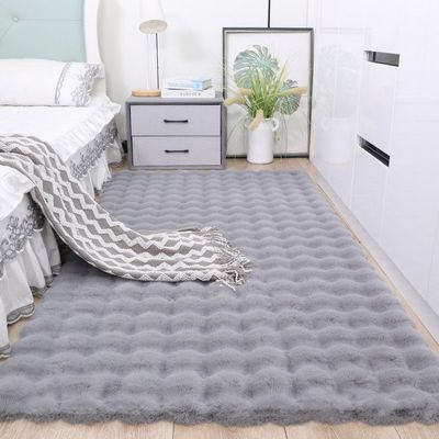 Bubble Plush Carpet - Imitation Rabbit Fur for Home Déco (Size - 60 x 120CM)