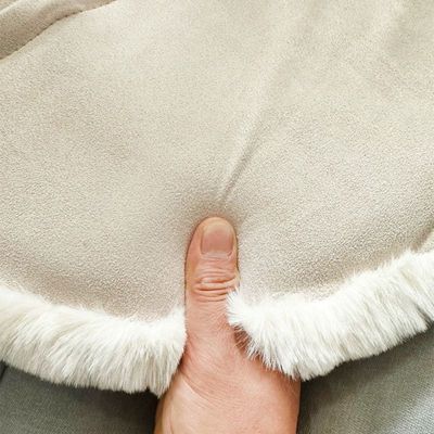 Puff Rabbit Fur Plush Cushion – Thick, Soft, and High-Quality Comfort (Size - 45 x 45CM)