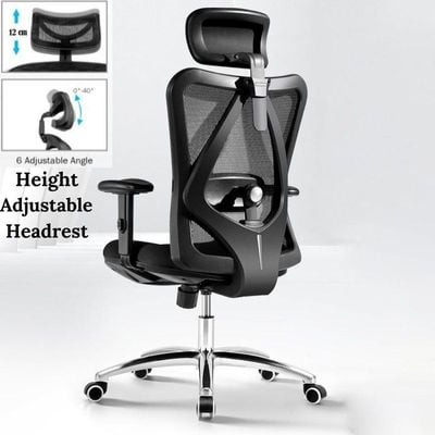 Splendor 7D Office Chair (High Back, Black)