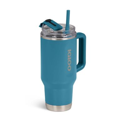 IGLOO - 32 OZ Stainless Steel Travel Mug - Modern Blue 