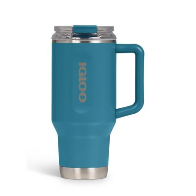 IGLOO - 32 OZ Stainless Steel Travel Mug - Modern Blue 