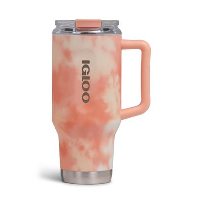 IGLOO - 32 Oz Flip ‘n’ Sip Travel Mug - Apricot 