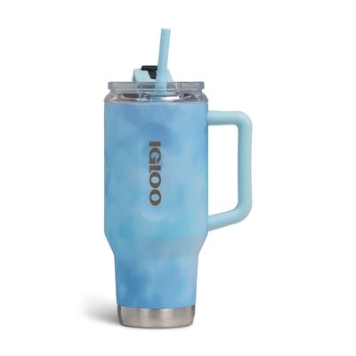 IGLOO - 32 Oz Flip ‘n’ Sip Travel Mug - powder Blue 