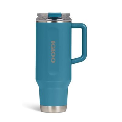 IGLOO - 40 OZ Stainless Steel Travel Mug  - Modern Blue 