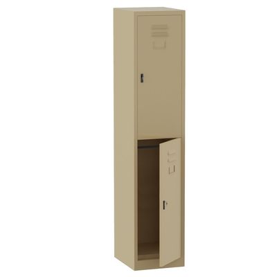 Godrej 2 Door Steel Locker with Heavy-Duty Construction, Spacious Storage, and Scratch-Resistant Beige Finish