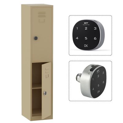 Godrej Digital 2 Door Locker with Advanced Touch Screen Lock, Heavy-Gauge Steel, and Sleek Beige Finish