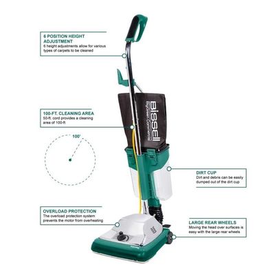 Bissell 2011 BigGreen Commercial ProCup Upright Vacuum, BG101DC 