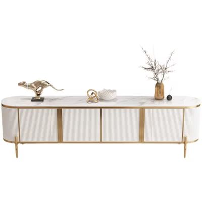 Modern Luxury Tv Table White - 220Cm Modern Luxury Tv Table White - 220Cm