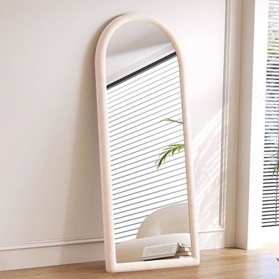 Floor And Wall Mirror Full Length White 180Cm