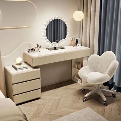 Dresser - Charming Beauty Vanity Dressing Table - Beige 120Cm