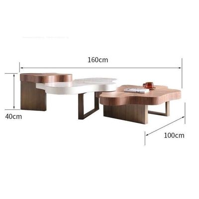 Coffee Table - Tree Leaf Shape - 180Cm