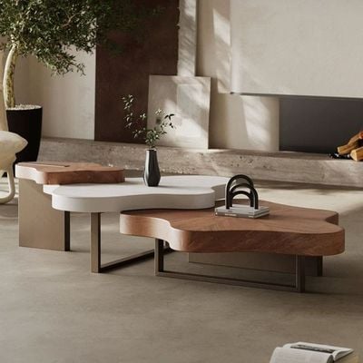 Coffee Table - Tree Leaf Shape - 180Cm