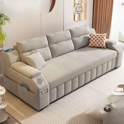 Sofa Bed - Multi Functions - 180Cm Light Grey