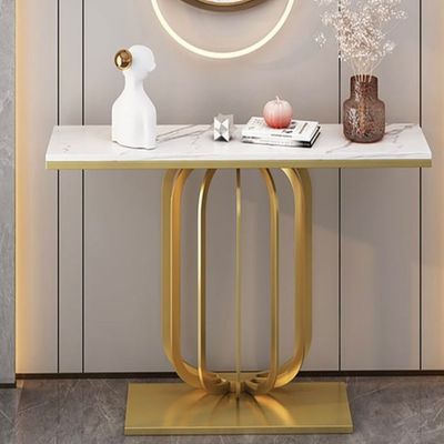 Console Table Matt Gold 150Cm