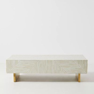 Lipari Coffee Table - Grey Bone Inlay