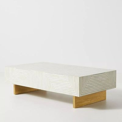 Lipari Coffee Table - Grey Bone Inlay