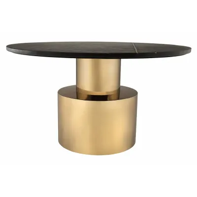 Rohini Coffee Table - Black Marble 