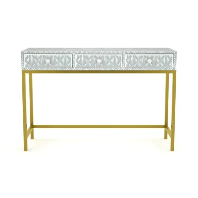 Elnaz Dresser Console - Grey Bone Inlay