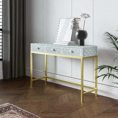 Elnaz Dresser Console - Grey Bone Inlay