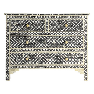 Vaan Chest of Drawers - Black Bone Inlay