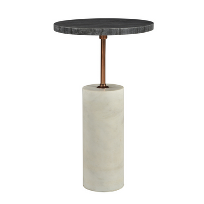 Ava Side Table - White Marble