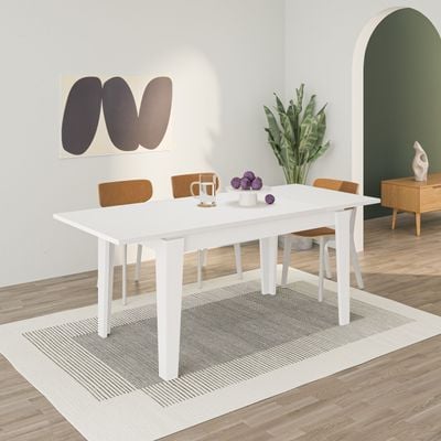 Tolmen Extendable Dining Table L 140 X W 80 - White