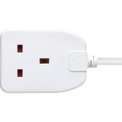 Masterplug  BOG10-ME 10m Extension Cord - Single Socket Power Cable Extender with 13 Amp Fuse, BS1363-2 Certified, Safe Wire Extension for Home & Office