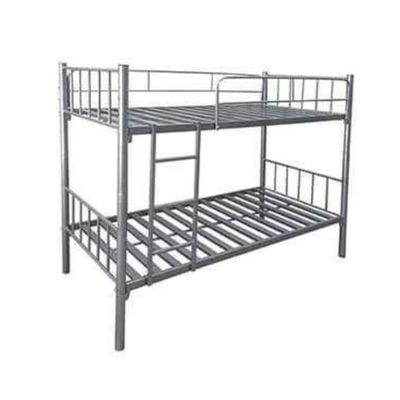 Empire Furniture Single Bunk Bed Frame, with Ladder and Underbed Storage, 160 x 198x 96, Black