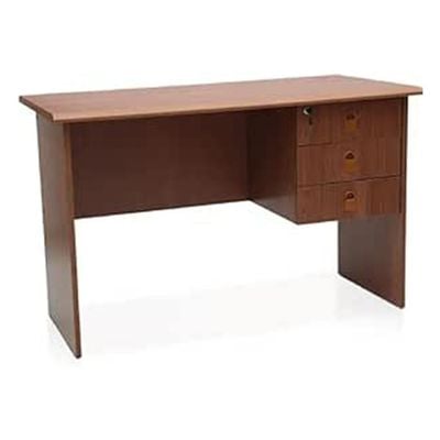 Executive Wooden Office Desk Table with Drawers, 120x60x75, Cherry