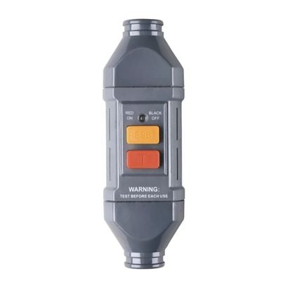 Masterplug ILRCDNG-MP Inline Safety RCD – Active (Non-Latching) Type, 40ms Trip Speed, Double Pole Contact Break