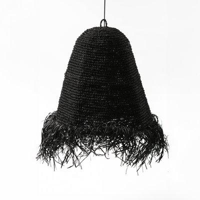 SHAGGY LIGHT PENDANT - BLACK