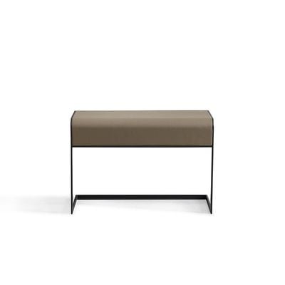 Olivia Leather Side Table