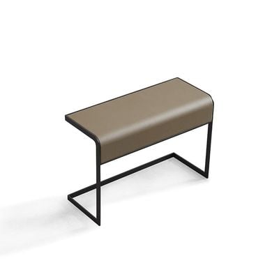 Olivia Leather Side Table