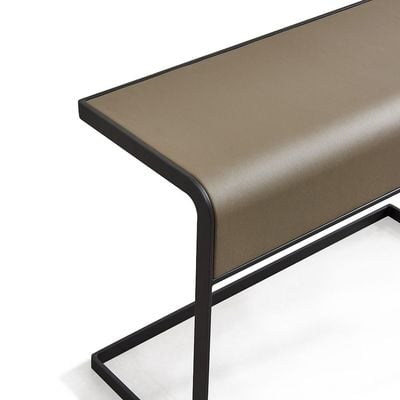 Olivia Leather Side Table