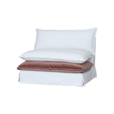 Harris Chair - white with brown Harris Chair - white with brown