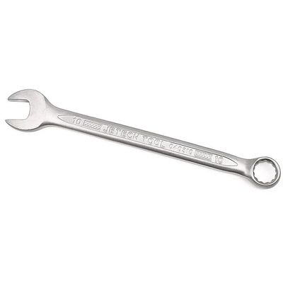 Jetech 10mm Combination Wrench - Industrial Grade Spanners with 12-Point Design, 15-Degree Offset, Made with Durable Chrome Vanadium Steel in Sand Blasted Finish, Forged, Heat-Treated, Metric 