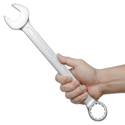 Jetech 1-1/8 Inch Combination Wrench - Industrial Grade Spanner with 12-Point Design, 15-Degree Offset, Durable Chrome Vanadium Steel, Forged, Heat-Treated, SAE 