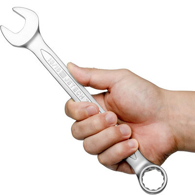 Jetech 13/16 Inch Combination Wrench, Industrial Grade Spanner with 12-Point 15-Degree Offset, Made with Chrome Vanadium Steel, Forged Heat-Treated, SAE 