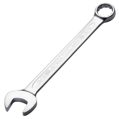 Jetech 15/16 Inch Combination Wrench - Industrial Grade Spanner with 12-Point Design, 15-Degree Offset, Made with Durable Chrome Vanadium Steel, SAE 