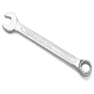 Jetech 16mm Combination Wrench - Industrial Grade, Chrome Vanadium Steel, Sand Blasted Finish, Precision-Machined 12-Point Opening, Off-Cornered Design, 15-Degree Offset 