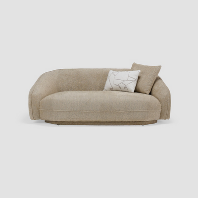 Steller 2-Seater fabric sofa beige with 2 years wannty