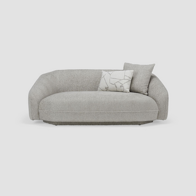 Steller 2-Seater fabric sofa grey with 2 years of warranty