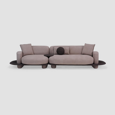 Daphine 3-seater fabric sofa with 2 years of warranty