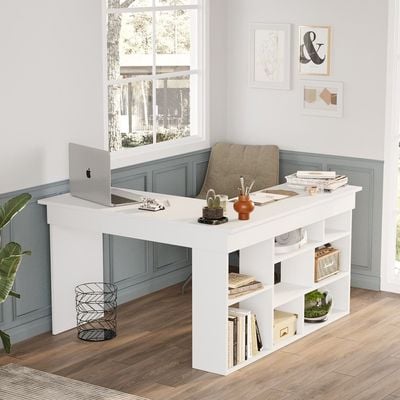 Home Canvas Tywin Corner Desk White