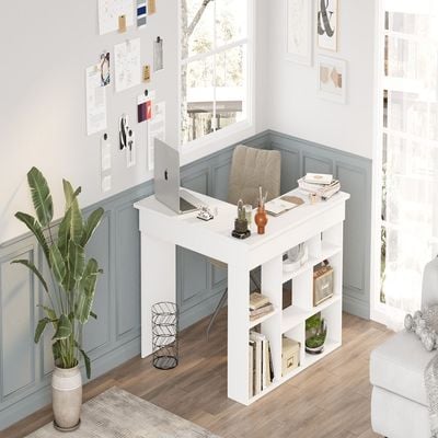 Home Canvas Tywin Corner Desk White