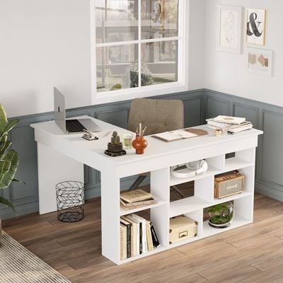 Home Canvas Tywin Corner Desk White